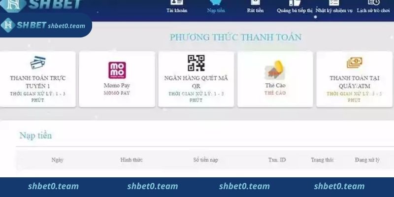 Hướng dẫn chi tiết cách nạp tiền Shbet chuẩn xác nhất